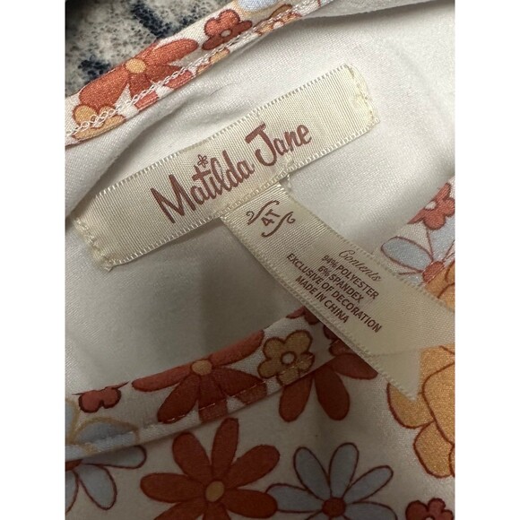 Matilda Jane | Floral Tutu Bodysuit | 4T - Picture 3 of 4